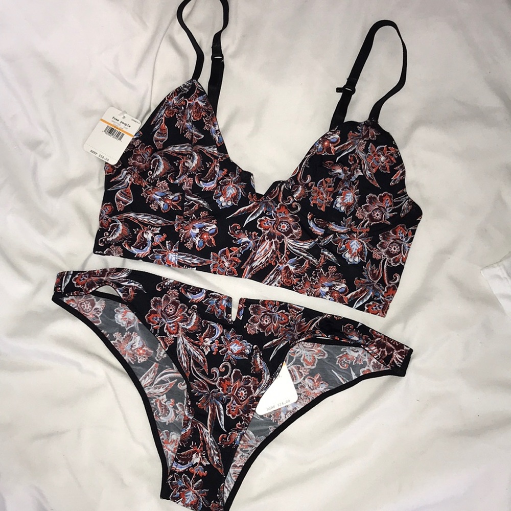 Free People Bralette & Panties Set